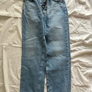 Ag Adriano Goldschmied Blue Straight Leg Jeans